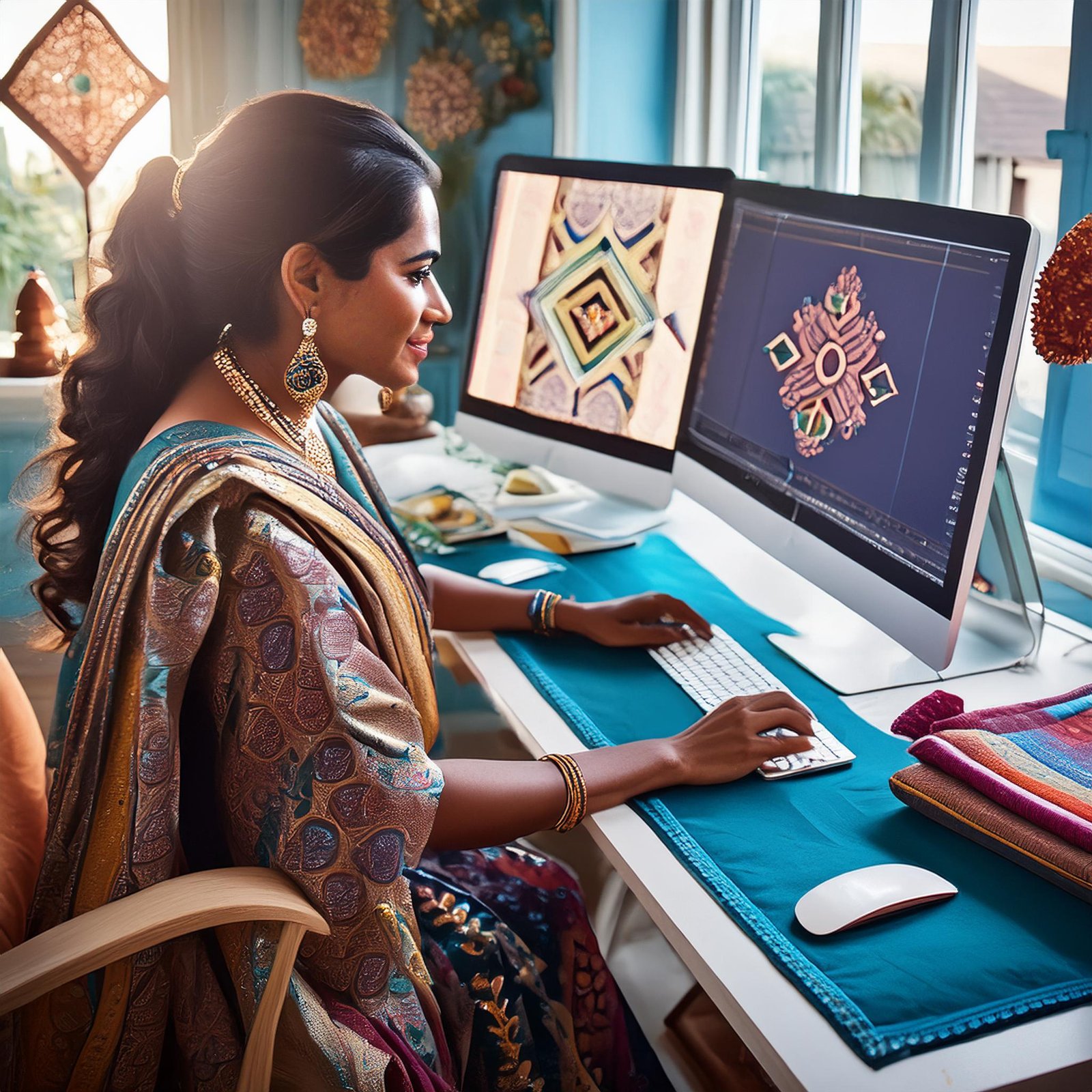 Textile graphics designer at vastra kala academy
